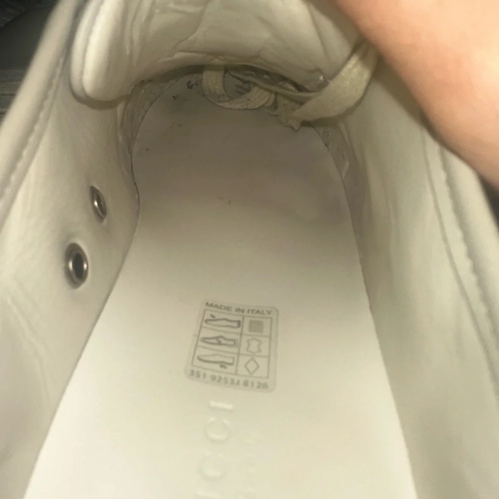 Gucci Women's Light Beige Lace-Up Sneakers